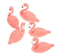 OATIPHO 5pièces Présentoirs à Ongles Résine Motif Flamant Rose Pour Peinture Et Affichage Supports Pour Débutants Nail Art Et Salon