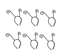 OATIPHO 6 pièces Bandeaux Antenne Fourmi Noirs pour Halloween Accessoires Cosplay Fête Déguisement Party