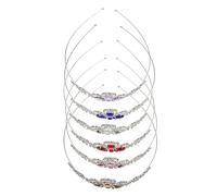 OATIPHO 6 pièces Diadème Cristal pour Filles Couronnes Élégantes Rhinestone Accessoires de Fête et Mariage pour et