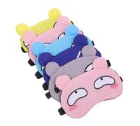 OATIPHO 6 pièces Masque de Nuit Mignon Carton Designs Amusants pour Garçon Fille et Adultes et Ajustable pour Sommeil Paisible Maison ou Lors de Vos Voyages