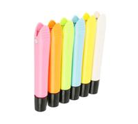 OATIPHO 6 Pièces Porte-craie Magnétique Plastique Clips de Craie Pratiques pour Tableau Scolaire avec Pince pour Crayon Protection Anti-poussière Support Magnétique pour