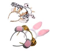 OATIPHO 6 Pièces Serre-tête Oreilles Animaux Adorable Décoration De Cheveux Dessin Animé Serre-tête Animaux Pour Garçon Fille Décoration De Tête Coiffe Animal