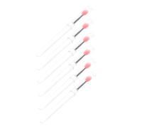 OATIPHO 6 pièces Set de Pinceaux Silicone avec Capuchon Poussière Applicateurs pour Rouge à et Fards à Paupières Portables pour Maquillage Professionnel et Voyage