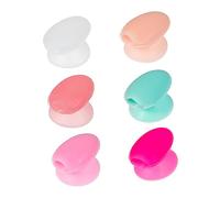 OATIPHO 6Pièces Couvercles Silicone pour Pinceaux à Lot de Protections Chute Adaptés Aux Brosses de Faciles à Transporter Réutiliser Disponibles Plusieurs