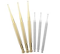 OATIPHO 6pièces Lot de Stylos Sonde Auriculaire Outils de Réflexologie Faciale Acier Inoxydable pour Acupuncture et Massage du Visage Point de Pression pour Manuel