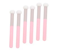 OATIPHO 6pièces Pinceau Éponge à Maquillage pour Correcteur Applicateur de Fond de Teint Portable Set de Pinceaux Éponges avec Tête Champignon