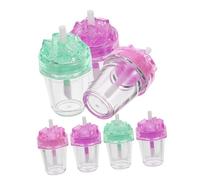 OATIPHO 7pièces Lot De Flacons Vides Pour à Lèvres Rechargeables Avec Design Transparent Pour Voyages Et Diy