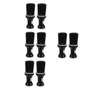 OATIPHO 8 Pièces Brosse Nettoyante Pour Cheveux Brosse De Coiffure Barbe à Barbe Pour Couper Cheveux Noir Plastique