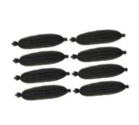 OATIPHO 8 Pièces Extensions de Cheveux Synthétiques Ondulés Tressés et Filles Perruque Curly Wavy Hairpiece