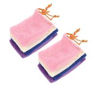 OATIPHO 8 Pièces Sac Filet à avec Cordon de Serrage Mousseur de Portable pour Sac de Rangement Maille pour Salle de Bain Séchage Rapide et Utilisation Facile