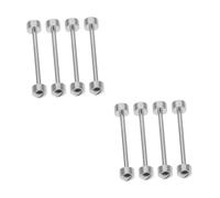 OATIPHO 8 Pièces Watch Screw Tube Rods Inner Diameter Steel Strap Connection Pins Secure Fit for Watch Repair and Maintenance Compatible with Metal and Leather Bands