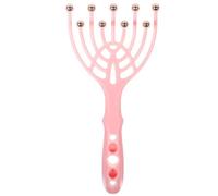 OATIPHO 9-Claw Masseur De Tête Outil with 360° Rolling Metal BallsGratte-tête Outils De Spa Handheld Hair Scratcher for Stress Relief & Blood Circulation, Portable Head Spa Tool for Hair Growth Pink