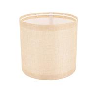 OATIPHO Abat-Jour Pliable en Tissu de Jute Jaune 15 CM de Diamètre X 14 CM de Hauteur Abat-Jour à Assembler pour Lampe de Table Lampe Murale et Lustre Accessoire d'Éclairage Moderne et