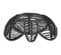 OATIPHO Abat-Jour Tissé de Lotus Noir pour Plafonnier Abat-Jour de Rechange pour Lampe de Restaurant Accessoire pour Lampe de Maison Adapté Suspendre de Salle à Manger et Bar