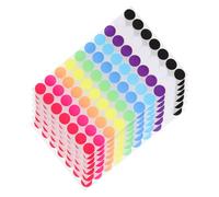OATIPHO Autocollants à Points Colorés Ronds Adhésifs 19 MM 1400 Pièces Étiquettes de Classification Polyvalentes pour Bureau École et Loisirs Créatifs
