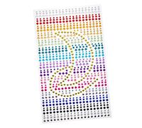 OATIPHO Autocollants de Bijoux pour Visage Stickers Pailletés Autoadhésifs pour Maquillage Diy Décorations Festives pour Halloween Faciles à Appliquer Retirer Convient Aux et Adultes