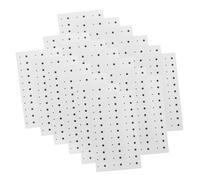 OATIPHO Autocollants Visage à Points Noirs 20 Pièces 5,7 x 9,7 Cm Autocollant De Costume D'halloween Pour Garçon Et Filles Et Adultes Décoration De Fête Ludique Et Réutilisable