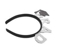 OATIPHO Bandeau De Cérémonie De Remise Des Diplômes Gland De Diplômé Accessoires De Bandeau De Fête De Fin D'études Couvre-chef De La Saison Des Diplômes Graduation Noir Tissu Non Tissé