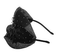 OATIPHO Bandeaux Élégants pour Femmes Demi-chapeau Serre-tête Accessoires de Coiffure pour Mariage et Soirées Jolis Bandeaux avec Bibis