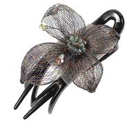 OATIPHO Barrette à Fleurs Fil Accessoire Élégant et Durable pour Cheveux Épais ou Fins pour Événements et Vie Quotidienne