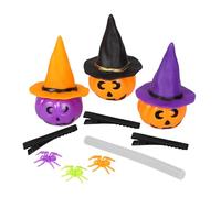 OATIPHO Barrettes Halloween Kit DIY Pinces Chapeau Sorcière Araignée Matériel Création Coiffes Filles Fête