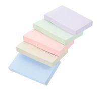 OATIPHO Blocs-Notes Autocollants 5 Lots 3X2 CM Pastel Papier Adhésif Détachable Carré Notes Bureau École Maison Marque-Pages Pratiques pour Prise de Notes Rapide