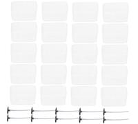 OATIPHO Boîte à Bougies Carrée en Plastique Ignifuge 20 Pièces avec 50 Mèches 5 CM Récipient DIY pour Fabrication de Bougies Fondue Porte-Bougies Chauffe-Plat pour Décoration Intérieure