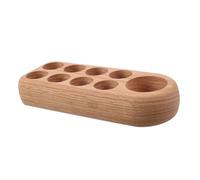 OATIPHO Boîte de Rangement Bois pour Huiles Essentielles Emplacements Support Affichage Organisateur pour Bouteilles et Vernis à Ongles Présentoir Élégant pour Collection Personnelle et