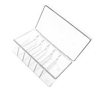 OATIPHO boîte de rangement pour cils œil stockage extensions Comptoir organisateur de cils pour techniciens des cils organisateur d'outils d'extension de cils Acrylique