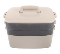 OATIPHO Boîte de Rangement pour Remède à 3 Compartiments Multicouches, Plastique Transparent, Étanche, Portable pour Maison, Voiture et Voyages, Organisateur de Fournitures Médicales