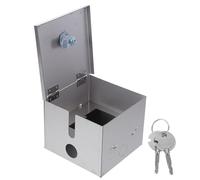 OATIPHO Boîte Électrique Extérieure Étanche en Acier Inoxydable 08 MM avec Serrure Antivol Type 86 Protection les Intempéries Montage Apparent ou Encastré pour Espaces Publics et