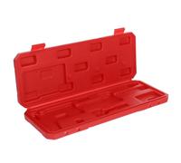 OATIPHO Boîte pour Pied à Coulisse 0-200 MM en Plastique Rouge Moulé par Soufflage Étui Portable Solide et Léger pour Rangement et Protection D’Outils de Mesure Numérique