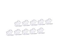 OATIPHO Boîtes de Correcteurs et Fards à Paupières 10 Pièces Six Compartiments Compact Transparent pour Voyage et Rangement Maquillage Portable de Fleur