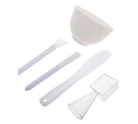 OATIPHO Bol De Masque Facial Silicone Cuillère Doseuse Avec Grattoir Ensemble Bol Et Pinceau Pour Mélange Beauté