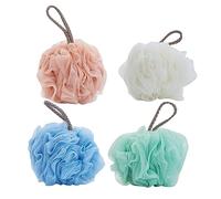 OATIPHO Boule De Bain 4pcs Grosse Taille En Filet Éponge Douce Corps Exfoliante Et Nettoyante Accessoires De Salle De Bain Pour