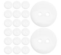 OATIPHO Boutons à Coudre Ronds en Résine Blanc 23 Mm, Lot de 100 Pièces, Boutons pour Couture de Vêtements, Manteaux, Pulls et Chemises, Accessoires Polyvalents pour Loisirs Créatifs