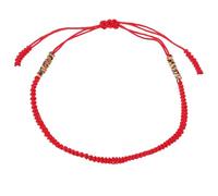 OATIPHO Bracelet Tressé Rouge en Corde de Coton, Réglable, Style Ethnique | Finition Nouée Délicate, Porté Confortable, Bijou Femme Chic et Unique