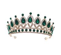 OATIPHO Bridal Tiara Retro Hair Accessory For Women Elegant Wedding Crown For Bride Luxurious Design With