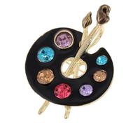 OATIPHO Broche Palette Peinture Élégante pour Femmes Broche Anti-exposition Sécurisée pour Robes et Costumes Accessoire Sophistiqué et Cadeau Unique pour Anniversaire et Occasions