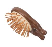 OATIPHO Brosse Démêlante Bois et Filles Adolescentes Peigne de Coiffure Multifonctionnel avec Poils Durs pour Cheveux Épais