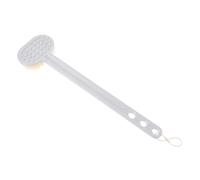 OATIPHO Brosse exfoliante pour douche avec manche nettoyant pour dos ovale pour salle de bain, design ergonomique pour le dos, les pieds et les bras