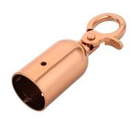 OATIPHO Butée métallique pour extrémités de corde crochet moyen taille alliage de zinc résistant couleur rose doré soutien-gorge pour barrières de contrôle d'événements et hôtellerie