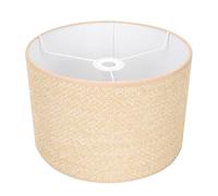 OATIPHO Cache-Lampe Tressé PE Hexagonal Jaune 30 CM pour Lustre E27 Abat-Jour Moderne Suspendre et Lampe de Table Diffuseur de Lumière Décoratif pour Salon et Chambre