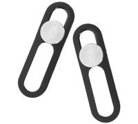 OATIPHO Cache-Objectif Coulissant pour Smartphone 15/15 Plus Lot de 2 en Alliage d'Aluminium et Plastique Confidentialité Webcam Compatible Téléphone Portable Couleur Argentée