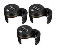 OATIPHO Cadenas pour bouchon de bouteille d'alcool, lot de 3 pièces à combinaison réinitialisable, compatible vins rouges, utilisation en bar et cave