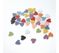 OATIPHO Carreaux de Mosaïque en Céramique de Cœur 200 G Pièces pour Bricolage Tesselles Tachées Colorées Accessoires Décoratifs pour Artisanat et Décoration Intérieure