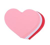 OATIPHO Cartes de Correspondance de Cœur Saint-Valentin Papier Épais 15 CM Lot de 72 Pièces Multicolores Décorations DIY pour Messages Personnalisés et Bricolages Romantiques