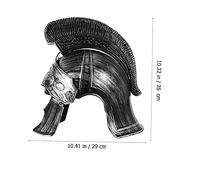 OATIPHO Casque de Soldat Romain Plastique pour Cosplay et Fête Accessoire de Costume Médiéval et Réutilisable Chapeau de pour Adultes