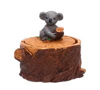 OATIPHO Cendrier Créatif Accessoire Unique et Stylé Forme Koala en Résine Ornement de Table Pratique pour Décoration de Bureau et Salon pour Hommes et Pères