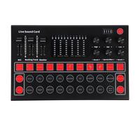 OATIPHO Changeur de Voix Portable M9 Mixeur Audio Intégré Cartes Son Compatibles Téléphone et Ordinateur Effets Sonores Multiples et Retour Audio en Temps Réel pour Streaming et